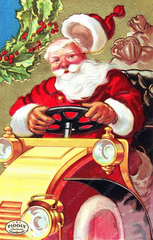 Pdxc8183 -- Santa Claus Color Illustration