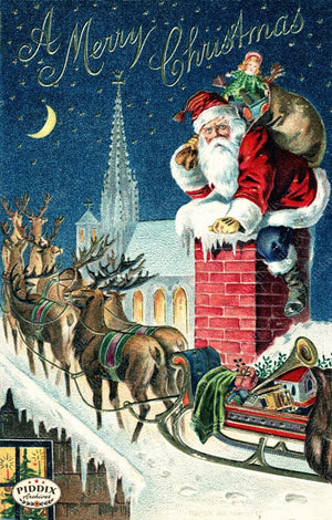 Pdxc8185 -- Santa Claus Color Illustration
