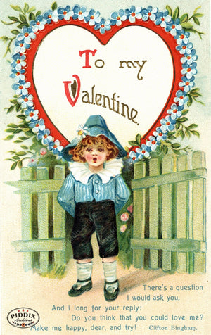 Pdxc8243 -- Valentines Day Postcard