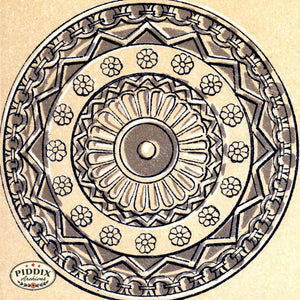 Pdxc8441 -- Patterns Black & White Lithograph