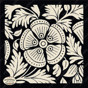 Pdxc8456 -- Patterns Black & White Lithograph