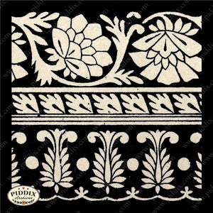 Pdxc8457 -- Patterns Black & White Lithograph