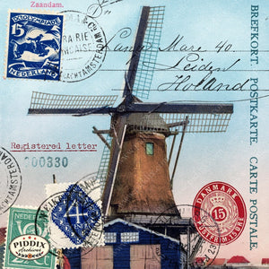 Pdxc8465 -- Travel Postcards Original Collage