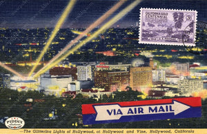 Pdxc8474 A & B -- Travel Postcards Original Collage