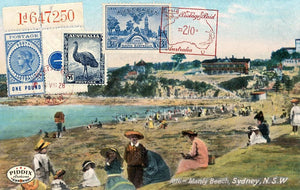 Pdxc8529 -- Travel Postcards Original Collage