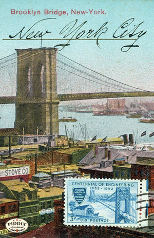 Pdxc8589 -- Travel Postcards Original Collage