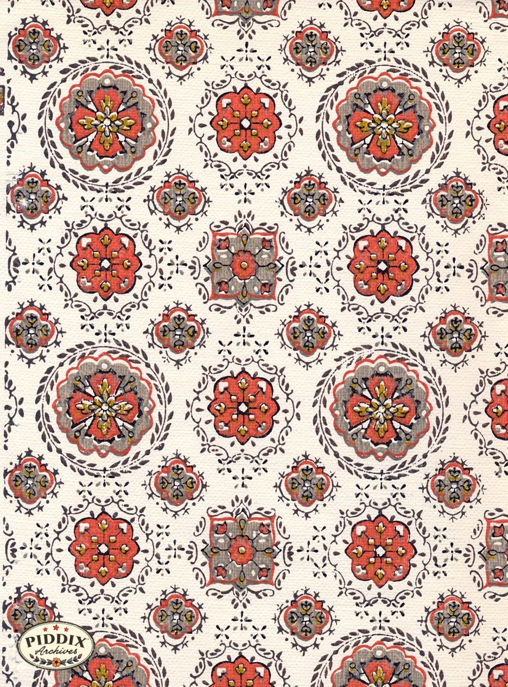 Pdxc8769A B C D & E -- Mid-Century Patterns Color Illustration