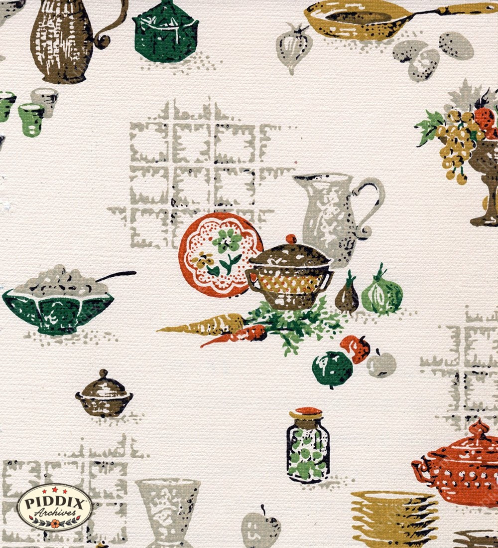 Pdxc8792 -- Mid-Century Patterns Color Illustration