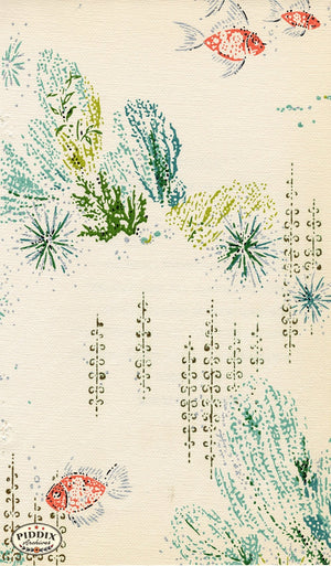 Pdxc8796A B C & D -- Mid-Century Patterns Color Illustration