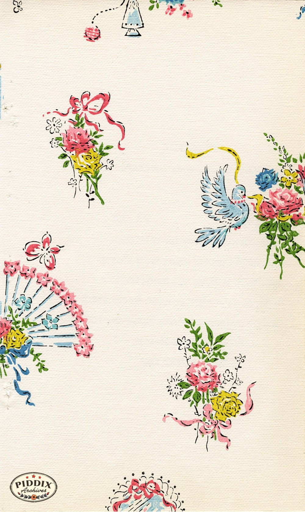 Pdxc8804A B C & D -- Mid-Century Patterns Color Illustration