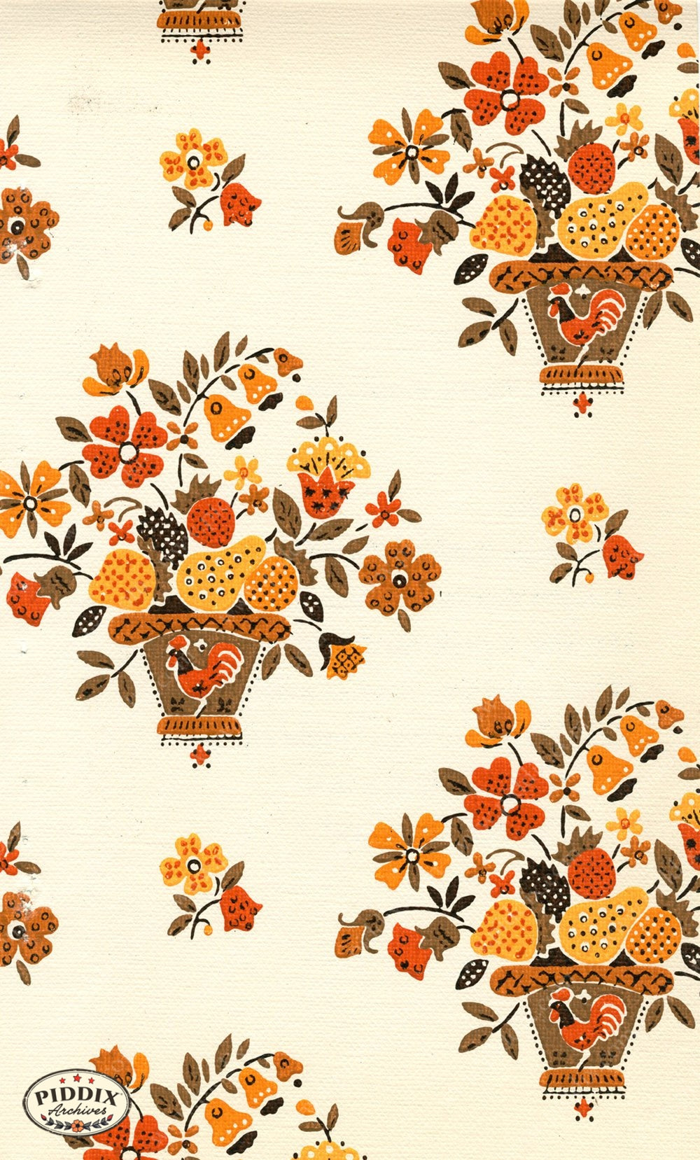 Pdxc8812A B C & D -- Mid-Century Patterns Color Illustration