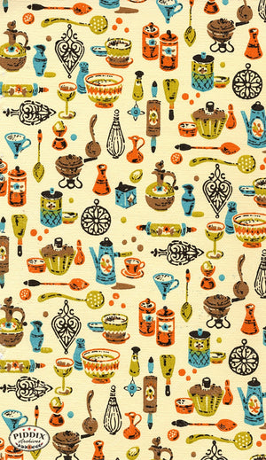 Pdxc8816A B & C -- Mid-Century Patterns Color Illustration