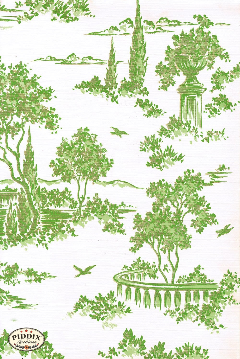 Pdxc8882A B & C -- Mid-Century Patterns Color Illustration