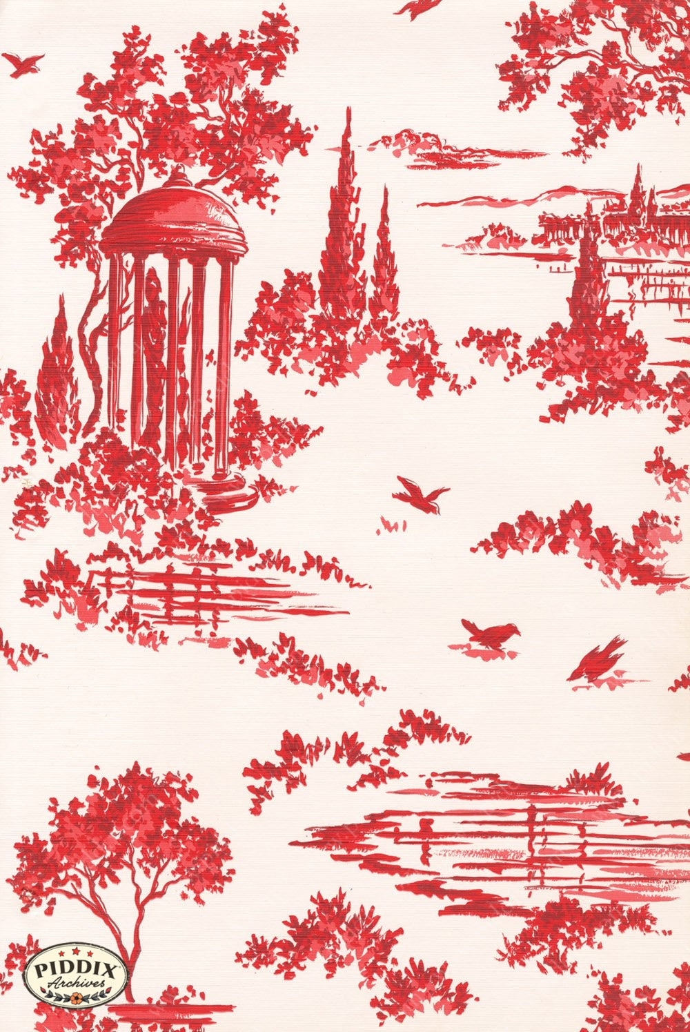 Pdxc8882A B & C -- Mid-Century Patterns Color Illustration