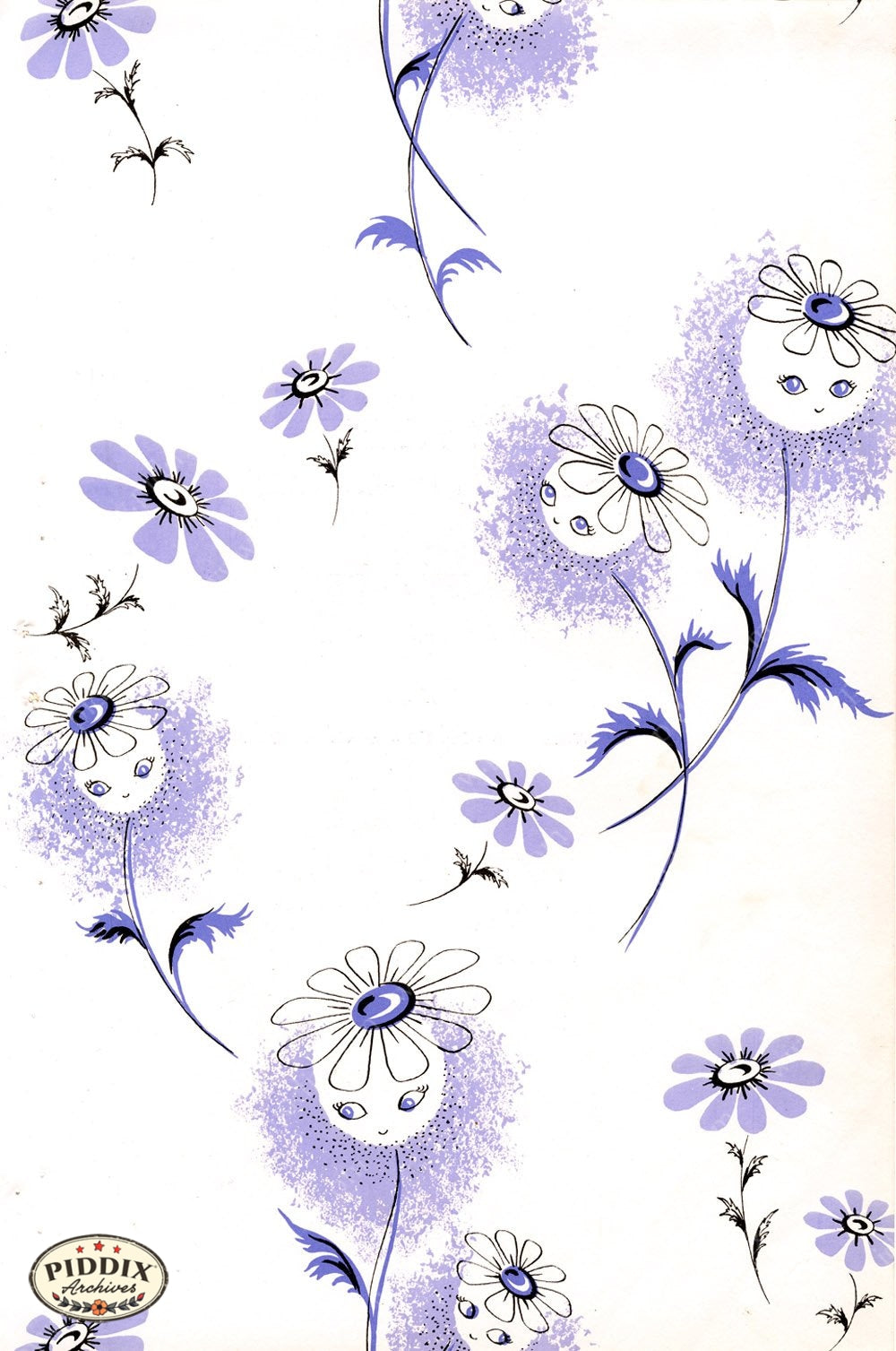 Pdxc8902A & B -- Mid-Century Patterns Color Illustration