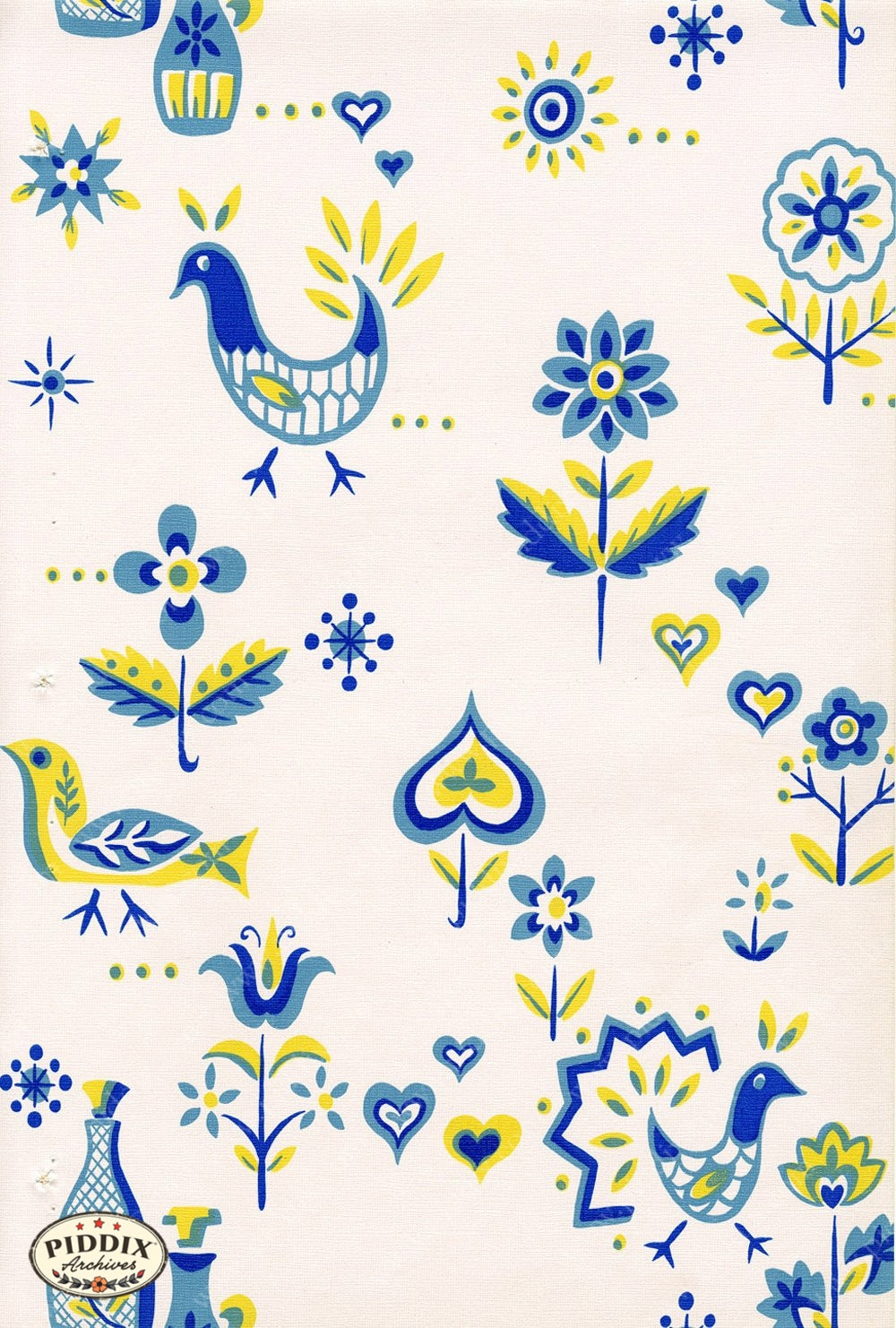 Pdxc8933A & B -- Mid-Century Patterns Color Illustration