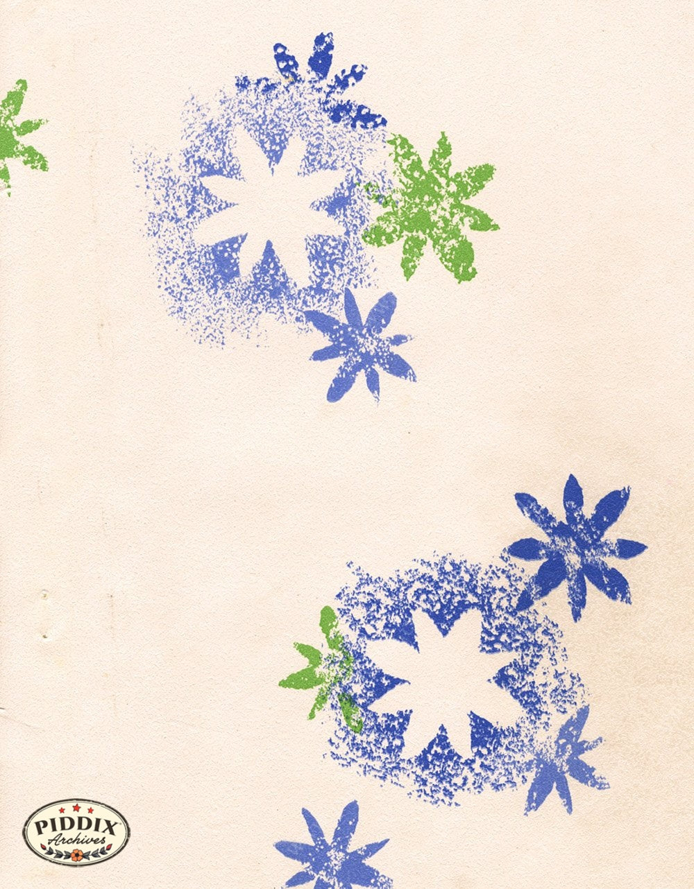 Pdxc8942A B & C -- Mid-Century Patterns Color Illustration
