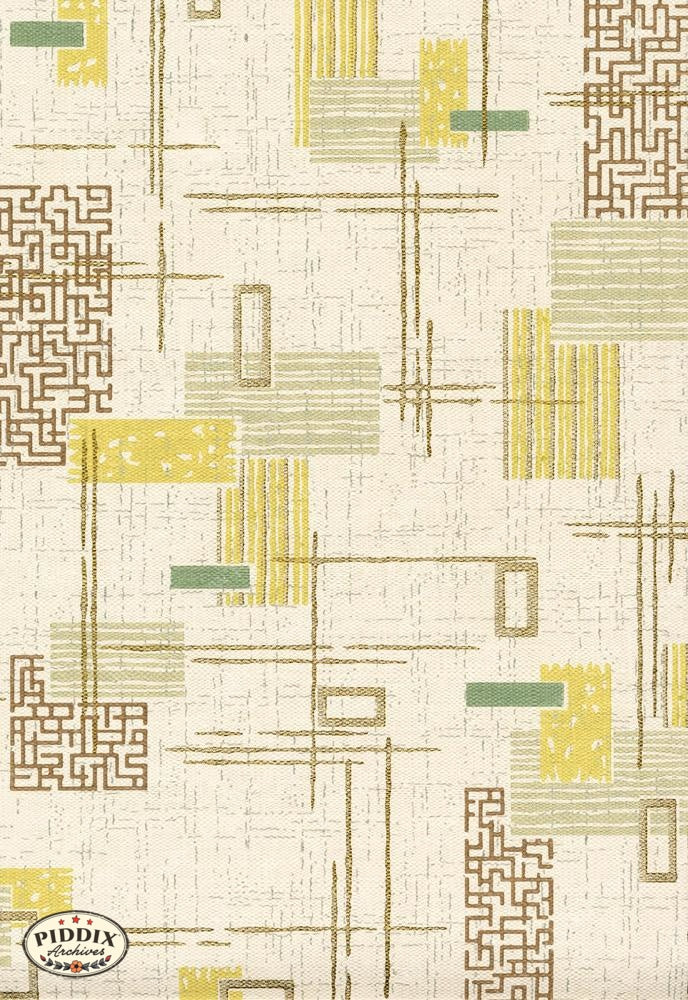 Pdxc8956 -- Mid-Century Patterns Color Illustration