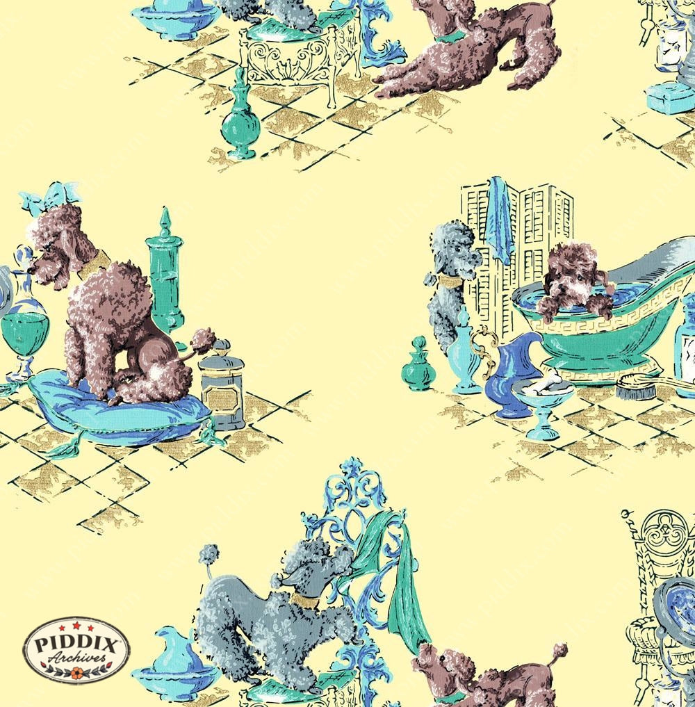 Pdxc8957 -- Mid-Century Patterns Color Illustration