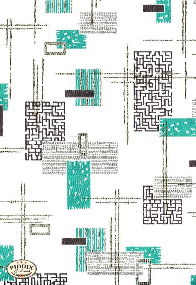 Pdxc8969 -- Mid-Century Patterns Color Illustration