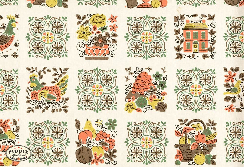 Pdxc8973 -- Mid-Century Patterns Color Illustration