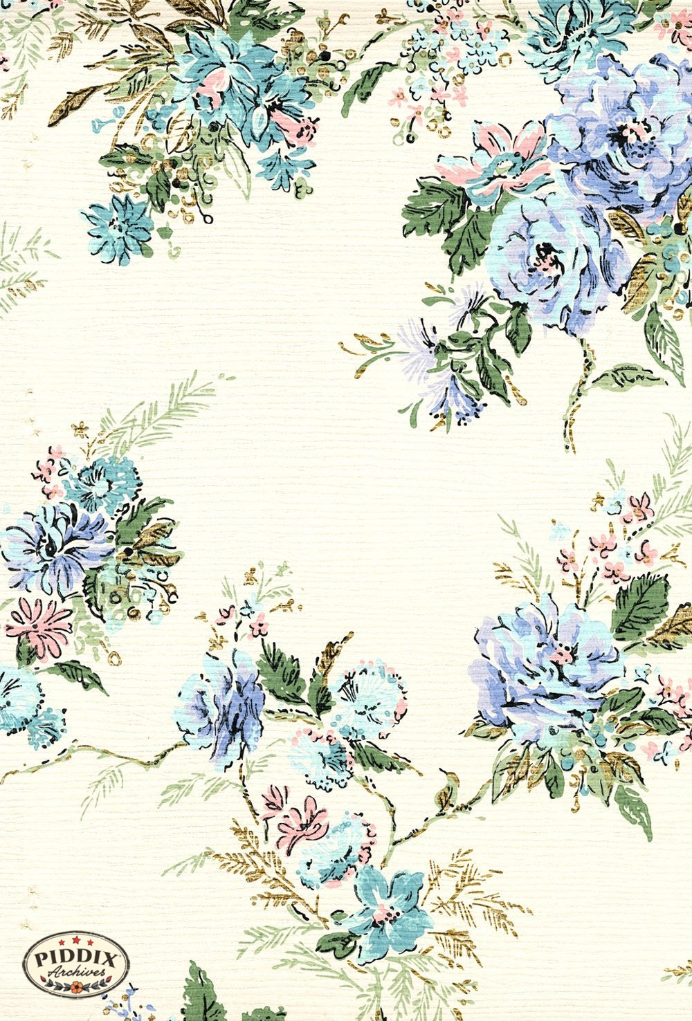 Pdxc8982 -- Mid-Century Patterns Color Illustration