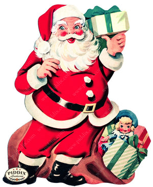 Pdxc9024A -- Santa Claus Color Illustration