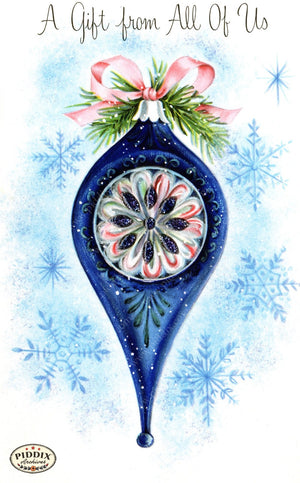 Pdxc9027 -- Christmas Ornaments Color Illustration