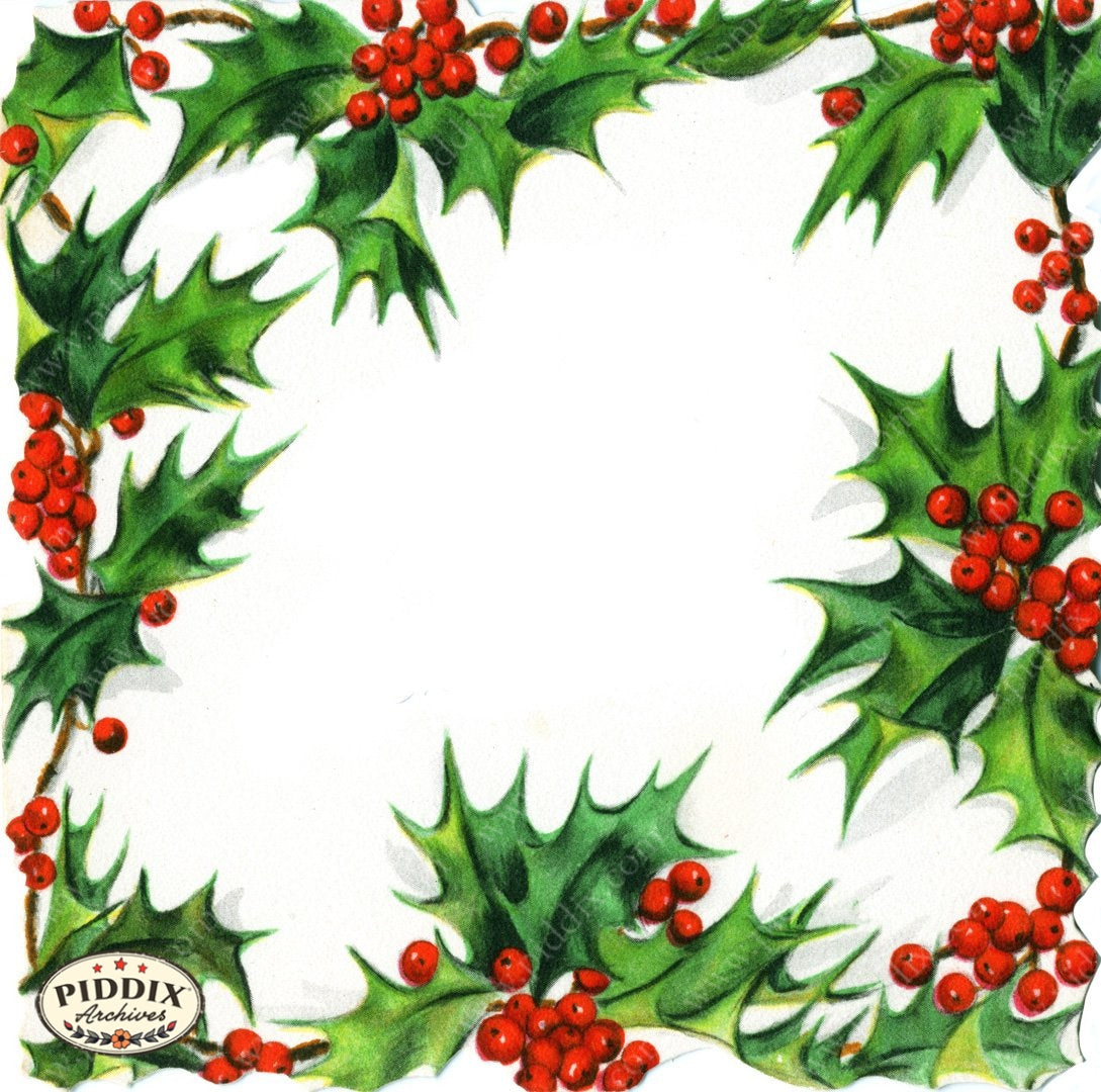 Pdxc9036 -- Christmas Greens Color Illustration