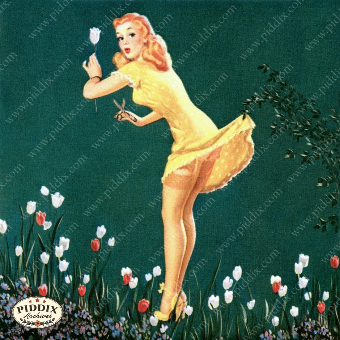Pdxc9290 -- Pin-Ups Color Illustration