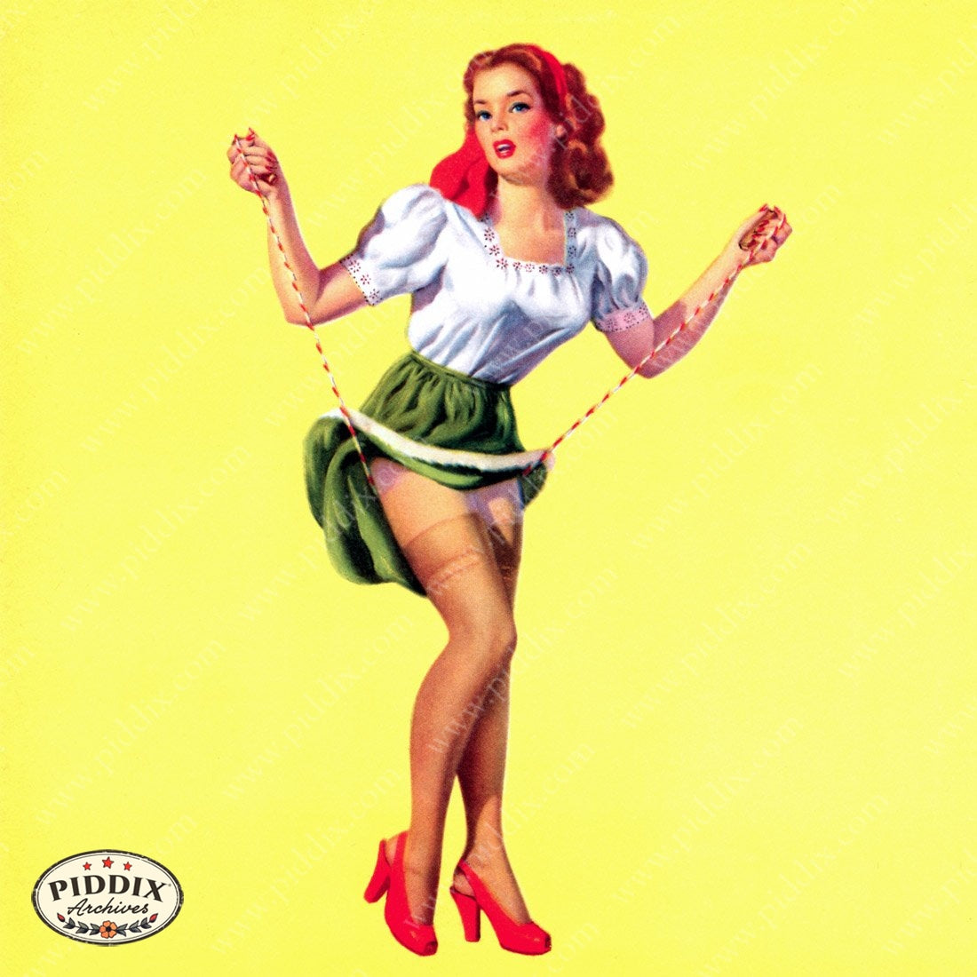 Pdxc9291 -- Pin-Ups Color Illustration