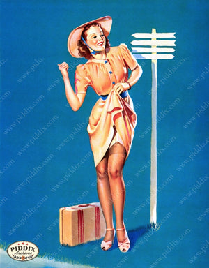 Pdxc9389A -- Pin-Ups Color Illustration