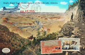 Pdxc9420 -- Travel Postcards Original Collage