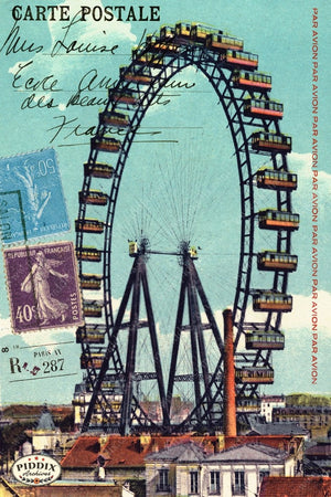 Pdxc9569 -- Travel Postcards Original Collage