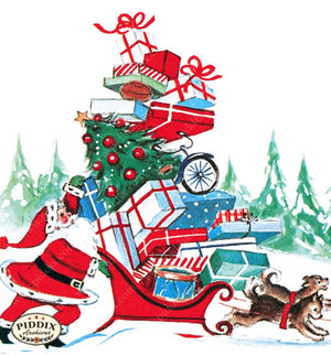 Pdxc9721 A & B -- Santa Claus Color Illustration