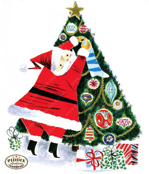 Pdxc9736A -- Santa Claus Color Illustration