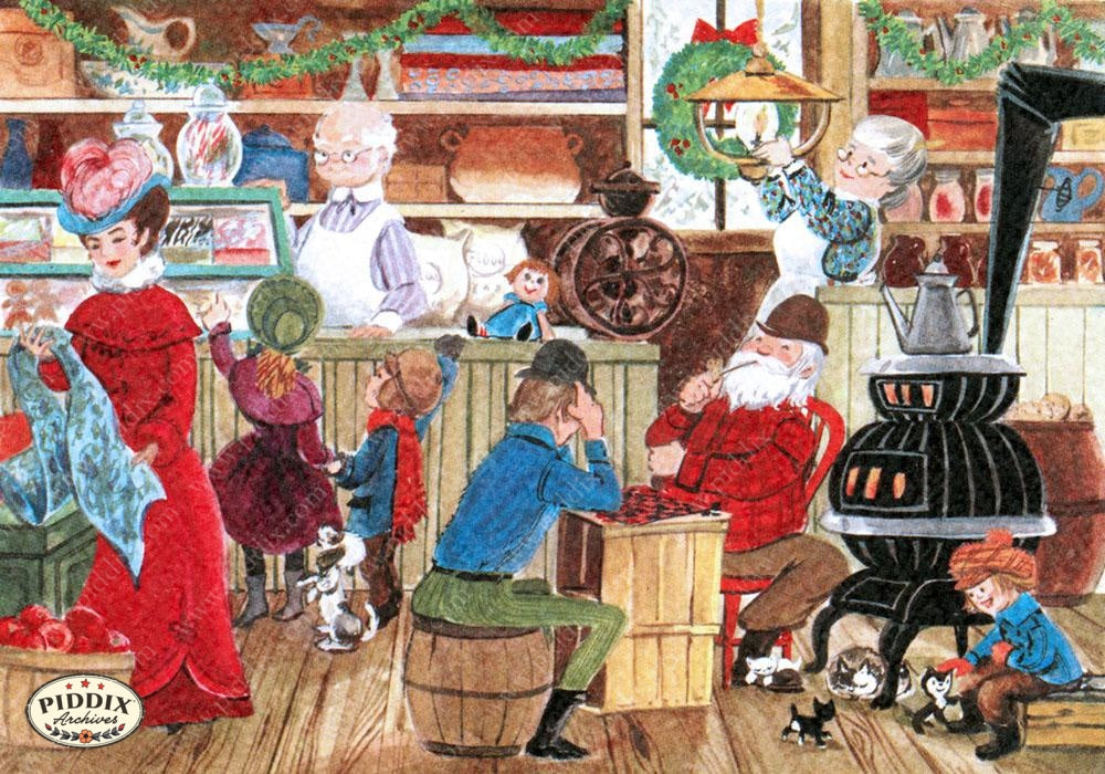 Pdxc9745 -- Santa Claus Color Illustration