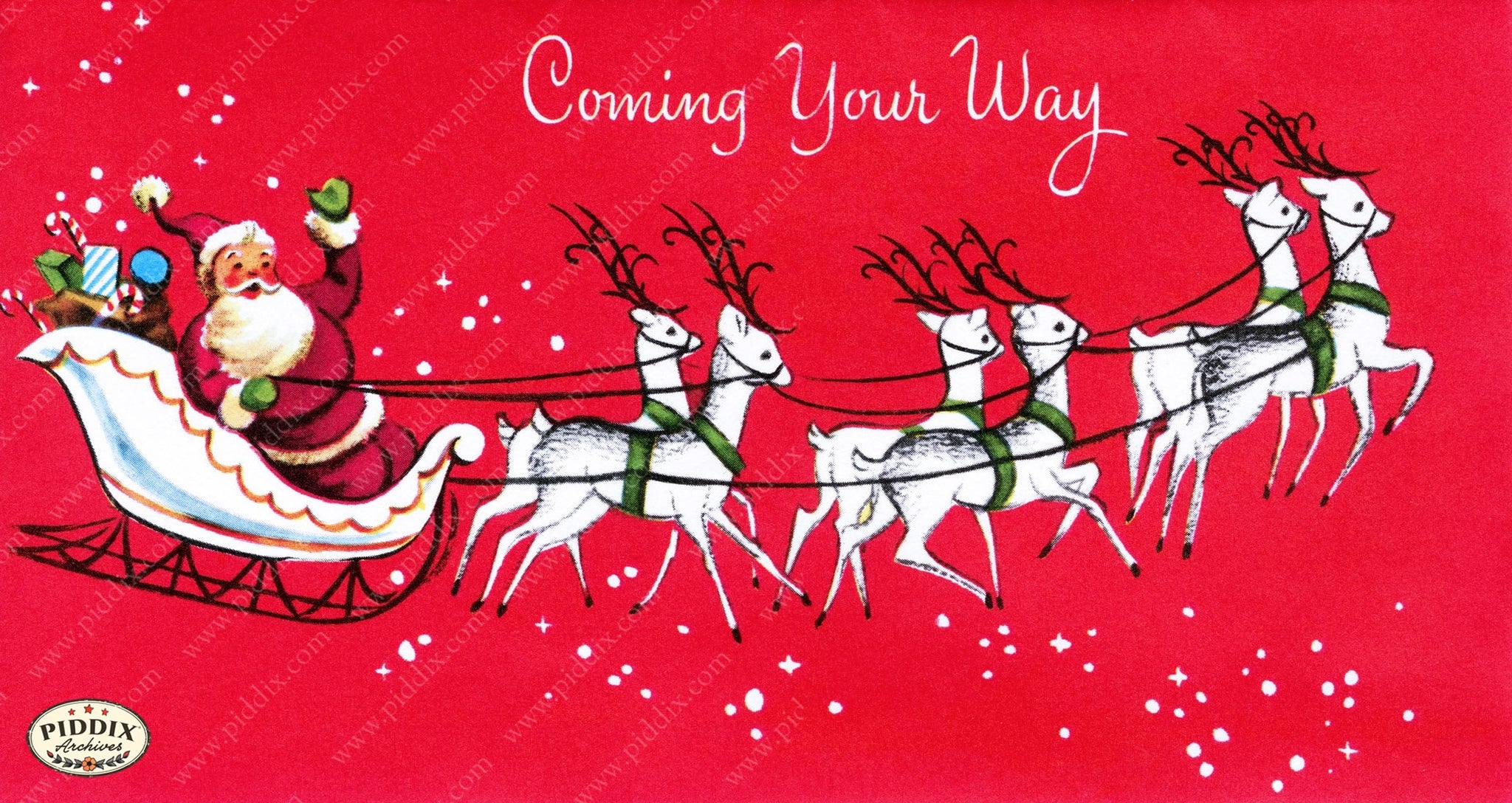 Pdxc9760A -- Santa Claus Color Illustration