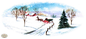 Pdxc9770B -- Snowy Scenes Color Illustration