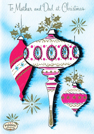 Pdxc9805 -- Christmas Ornaments Color Illustration