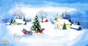 Pdxc9833 -- Snowy Scenes Color Illustration