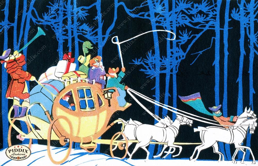 Pdxc9837 -- Snowy Scenes Color Illustration