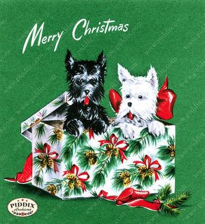 Pdxc9856 -- Christmas Animals Color Illustration