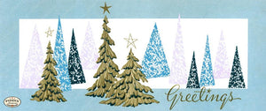 Pdxc9879-- Christmas Trees Color Illustration