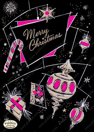 Pdxc9895 -- Christmas Ornaments Color Illustration