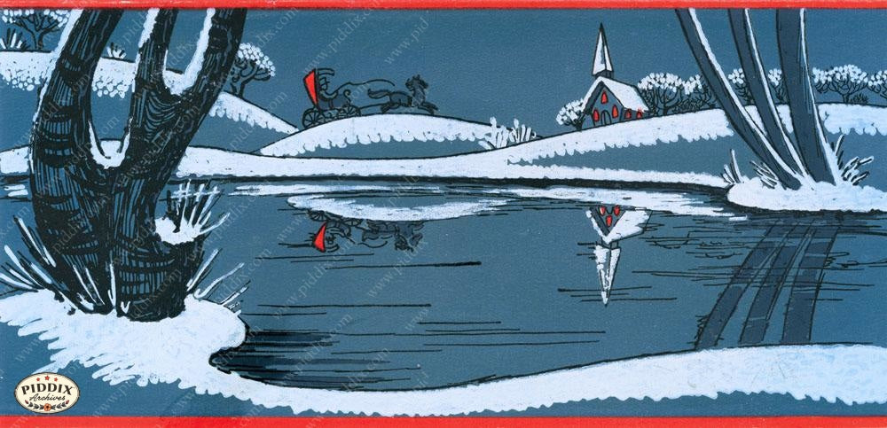 Pdxc9900 -- Snowy Scenes Color Illustration