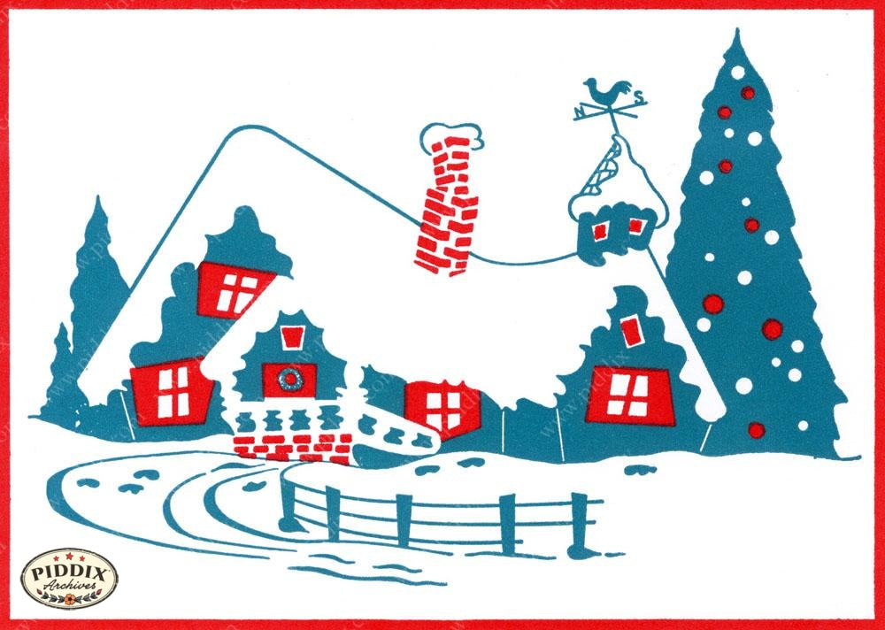 Pdxc9903 -- Snowy Scenes Color Illustration