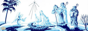 Pdxc9963 -- Christmas Manger Wise Men Virgin Mary Color Illustration