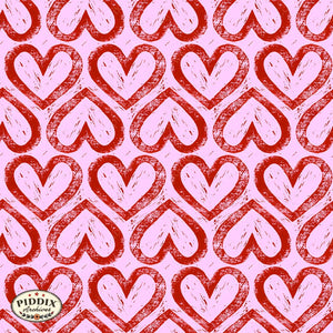 Piddix_Lovecore3 -- Mixed Red Hearts Pink Pattern