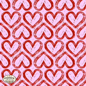 Piddix_Lovecore3 -- Mixed Red Hearts Pink Pattern